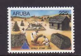 Aruba-Sc#166- id5-unused NH set-World Stamp-1998-