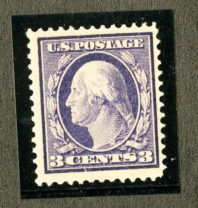 US Stamps # 376 3c Washington XF OG NH A Fresh Example