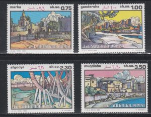 Somalia # 487-490, Views, Mint NH, 1/2 Cat.