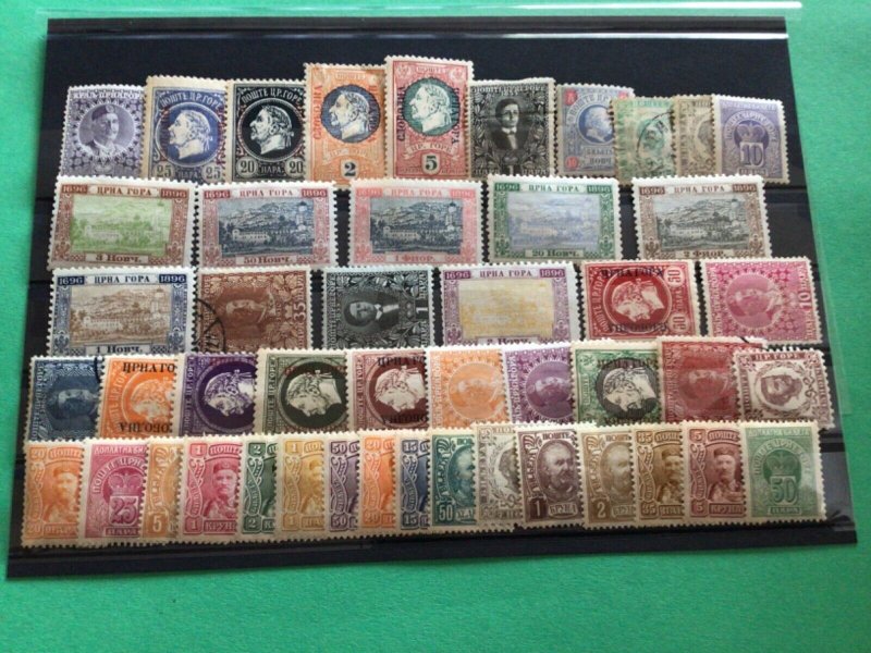 Montenegro mounted mint or used stamps  A14958