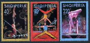 Albania 2672-2674,MNH.Michel 2866-2868. EUROPE CEPT-2002.Circus.