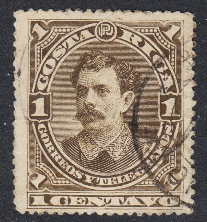 Costa Rica Scott 25 Fine used.