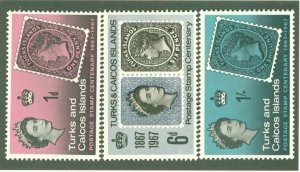 TURKS _ CAICOS 172-4 MNH BIN $0.75