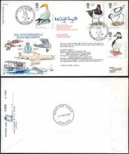 RFDC69b 75th Ann of No 201 Squadron Signed by A.B. Wright-Boycott (B)