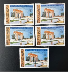 Benin 2003 Mi. 1345 - 1349 Monuments of the Slave Route Porte Ouidah MNH**