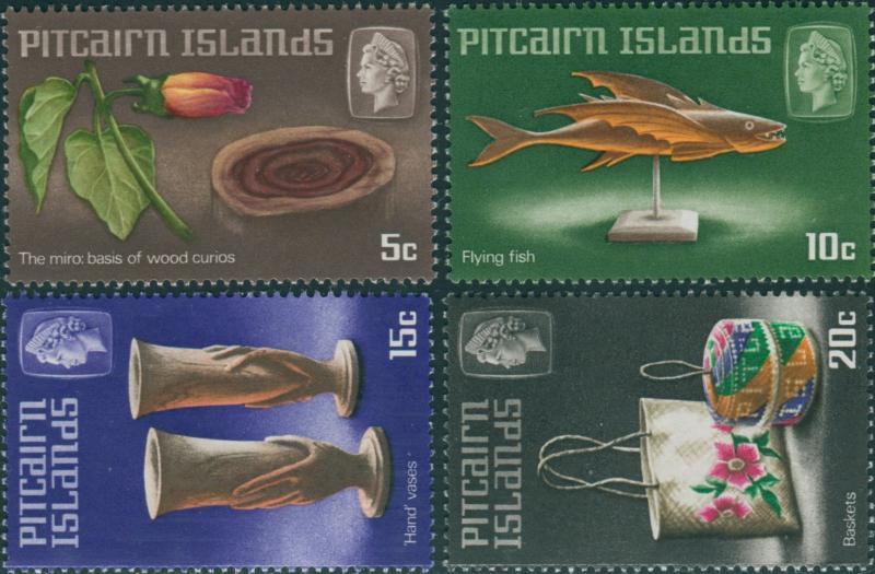 Pitcairn Islands 1968 SG88-91 Handicrafts set MNH