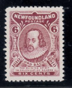 Newfoundland #92a Extra Fine Never Hinged