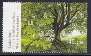 Germany 2013 Sc#B1073 White Horse Chestnut Used