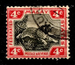 Malaya Stamp #28 USED FU SINGLE