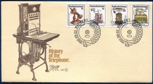 SA-Bophuthatswana 92-95, FDC. Michel 92-95. Table Telephones, 1982.