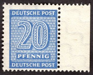 1945, Germany, West Saxony, 20pf, MH, Mi 134Y