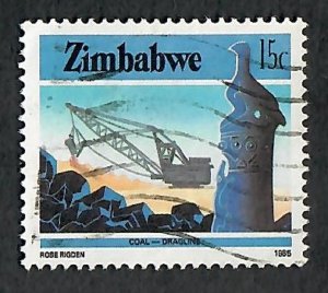 Zimbabwe #501 used single