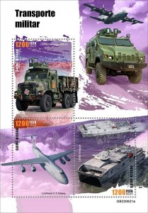 2025 12 - GUINEA BISSAU- MILITARY TRANSPORTS              3V    MNH **