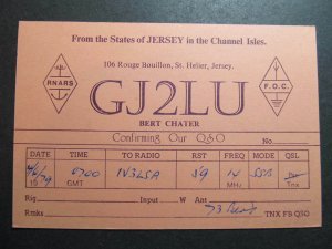 9946 Amateur Radio QSL Card ST HELIER JERSEY-