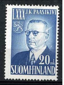 Finland 1950 - Scott 300 used - 20 mk, J. K. Paasikivi 