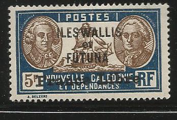 WALLIS & FUTUNA 124 MINT HINGED FRANCE LIBRE O/PRINT