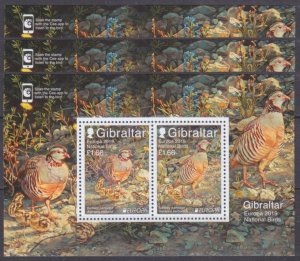 2019 Gibraltar 1896-1897/B138x3 Europa Cept / Birds 35,00 €