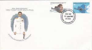 Australian Antarctic Terr.# L35-36, First Flight over the South Pole Anniv.