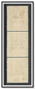 North West Pacific Islands #17 Vertical abc Strip of 3 MHR