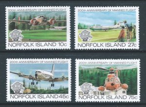 Norfolk Island #310-13 NH Manned Flight