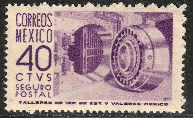 MEXICO G11, 40cents 1950 Definitive 1st Printing wmk 279 MINT, NH. F-VF.