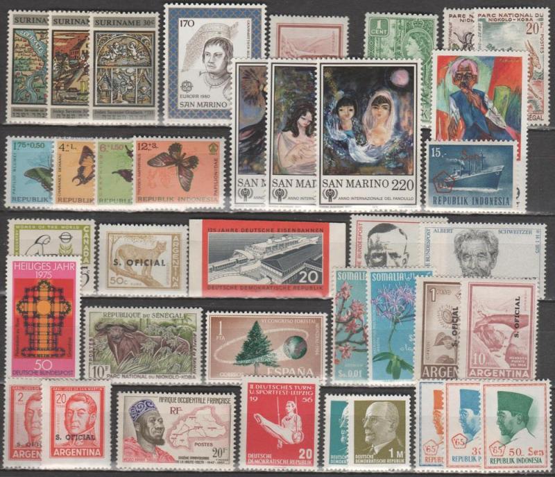 Worldwide Lot- Mint Never Hinged (C2081)