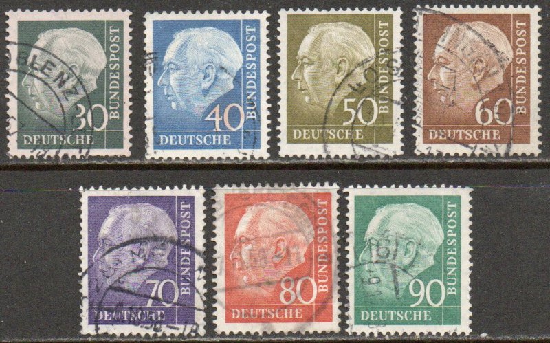 Germany Sc #755-761 Used