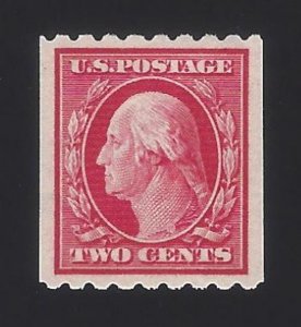 US #391 1910 Carmine Wmk 190 Perf 8.5 Horz Mint OG LH VF SCV $42.50