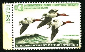 U.S. #RW32 MINT PL# SINGLE OG HR