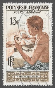 French Polynesia (1958) - Scott # C24,   Used