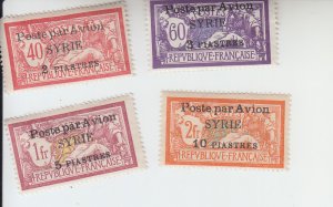 1904 Syria Liberty & Peace Airs (Scott C18-21) MH