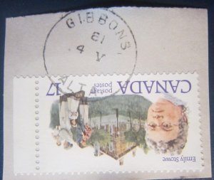 Canada #879 CDS Cancel Gibbons, AB  {ebhs45}