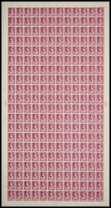 XW12 6d Wales Regional Sheet - Full sheet UNMOUNTED MINT/MNH 