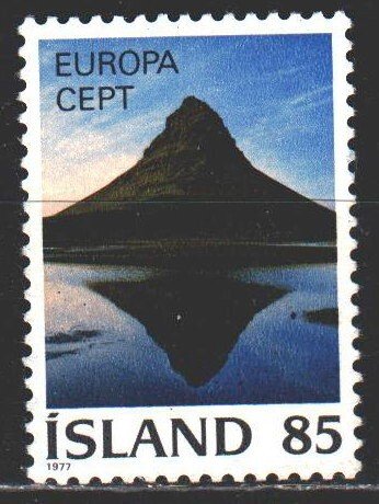 Iceland. 1977. 523 from the series. Mountains, geology, europe-sept. MNH.