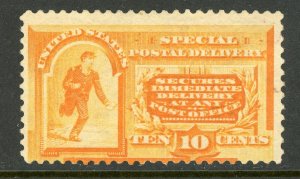 USA 1893 Special Delivery 10¢ Orange Scott # E3 MNH E342 ⭐⭐⭐⭐⭐⭐