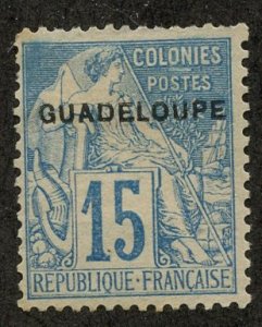 Guadeloupe, Scott #19, Unused, No Gum