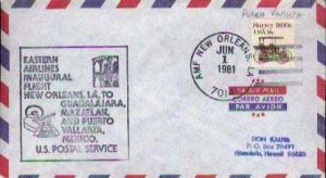 United States, First Flight, Louisiana, Mexico