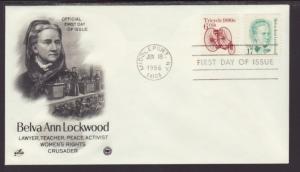 US 2178 Belva Ann Lockwood 1986 PCS U/A FDC