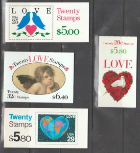 MISC Love Booklets 4 Different  FACE = $23.00 ⭐⭐⭐⭐⭐