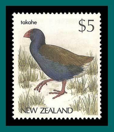 New Zealand 1988 Birds 4, MNH #835,SG1296