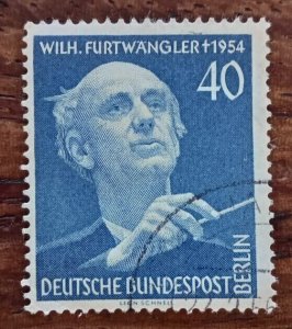 Germany 1955 Furtwangler 9N115 used Engr p13.5x14 condition as seen