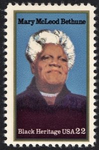 2137 Mary McLeod Bethune MNH Single