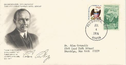 Coolidge Birthday cover 76-07-04