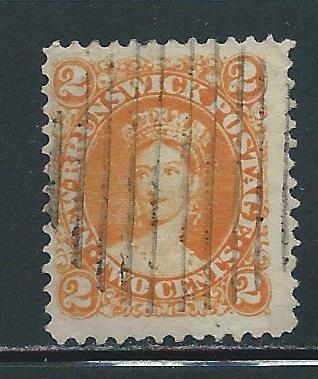 New Brunswick 7 2c Victoria single Used