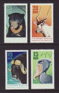 East Germany,DDR 1243-1246 Animals MNH VF