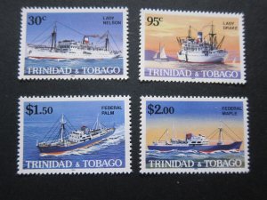 Trinidad & Tobago 1985 Sc 430-433 set MNH