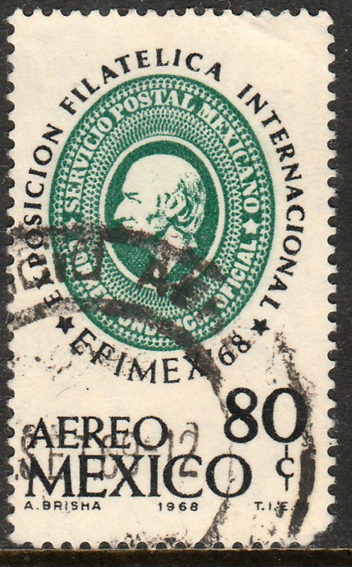 MEXICO C333, Efimex'68 Int Philatelic Exhibition. USED. VF. (793)