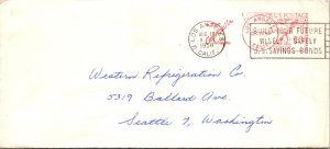 United States, California, Meters, Slogan Cancel