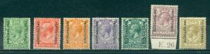 Bechuanaland Protectorate #96-104  Mint  Scott $105.90