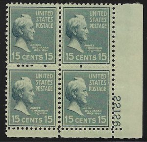 820, James Buchanan, Eye